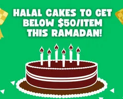 Halal Cakes To Get Below $50/item this Ramadan!